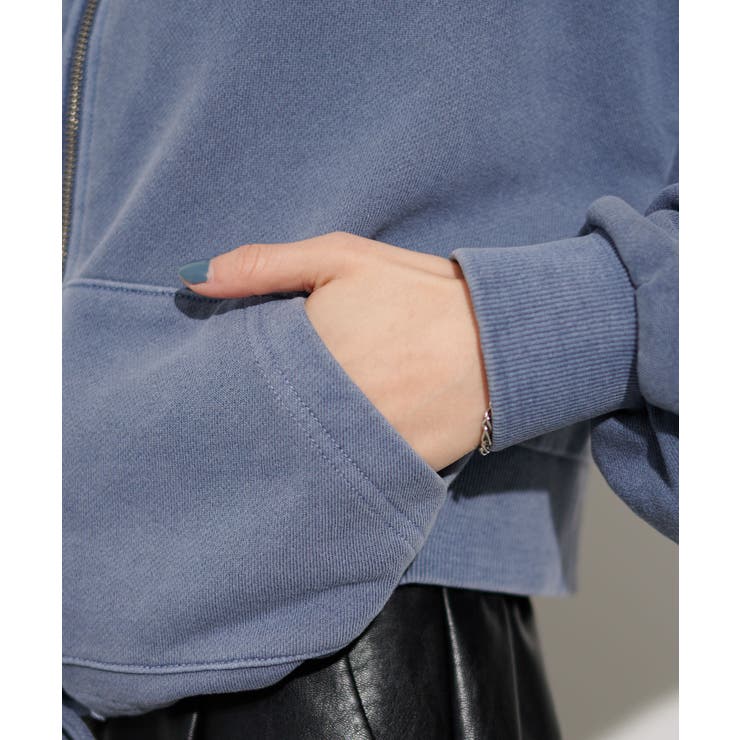 【自社ZOZO限定】SHORT HIGHNECK ZIP HOODIE | WEGO【WOMEN】 | 詳細画像8 