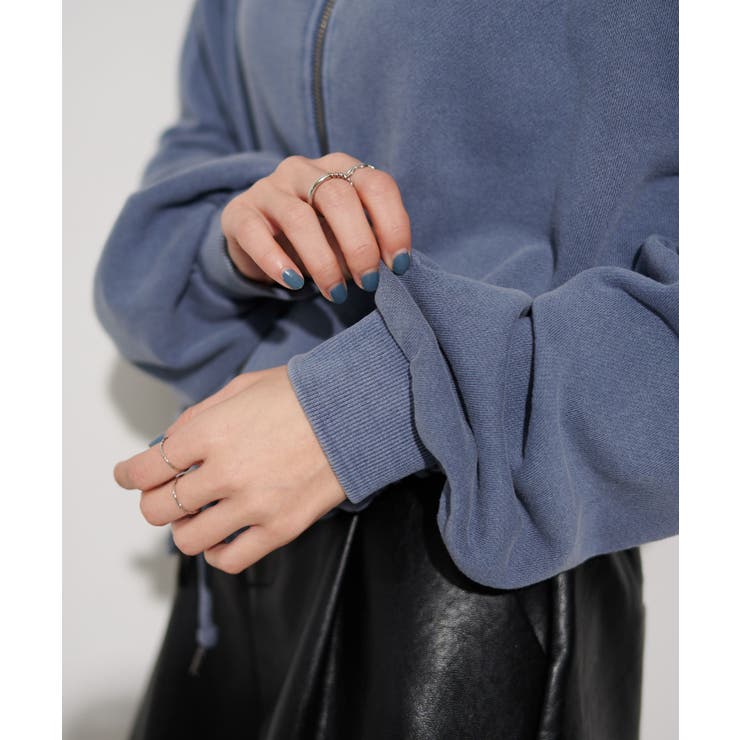 【自社ZOZO限定】SHORT HIGHNECK ZIP HOODIE | WEGO【WOMEN】 | 詳細画像10 