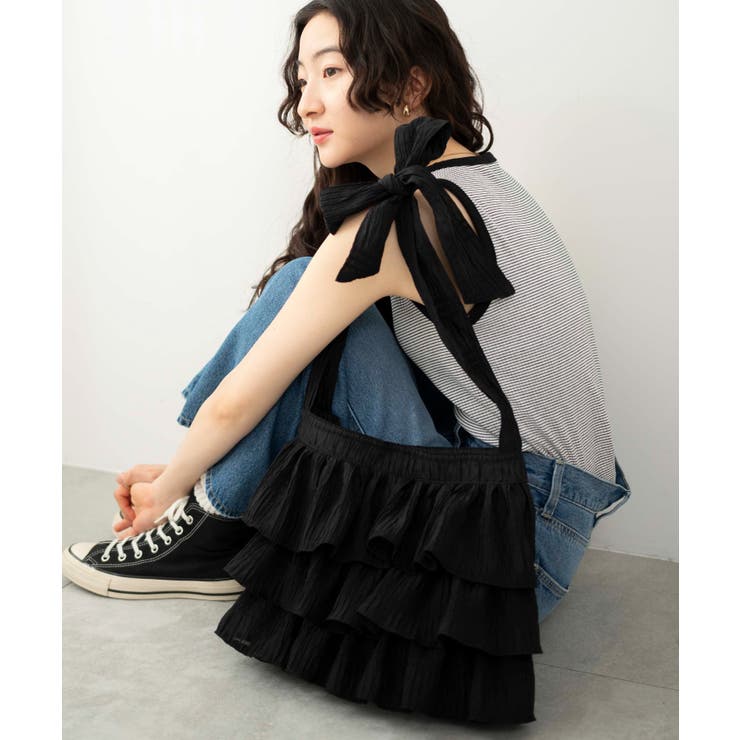 トリプルフリルバッグ✩.*˚フリルショルダー フリルショルダーバッグ （ショルダーバッグ）｜ESPERANZA