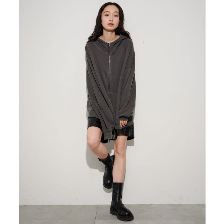 自社ZOZO限定】HIGHNECK ZIP HOODIE[品番：WG010090121]｜WEGO