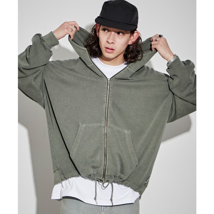 自社ZOZO限定】HIGHNECK ZIP HOODIE[品番：WG010090121]｜WEGO