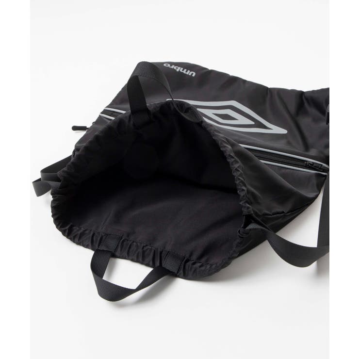 9090×umbro コラボ ナップサック　ブラック 9090×umbro コラボ ナップサック ブラック 🔥オンライン完売