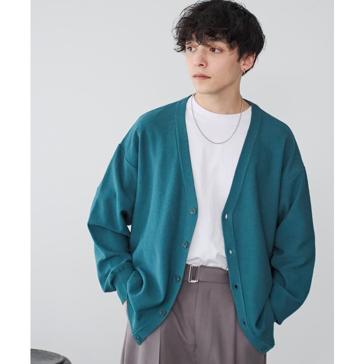 オーバーフィットドライタッチカーディガン[品番：WG010090170]｜WEGO 