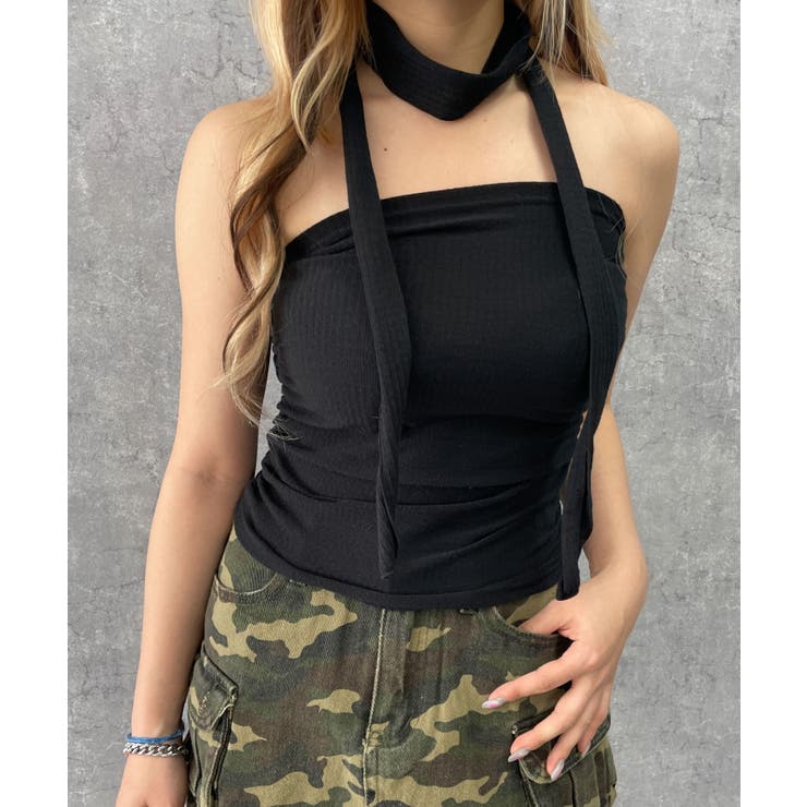 チョーカー付きベアトップ | WEGO【WOMEN】 | 詳細画像4 