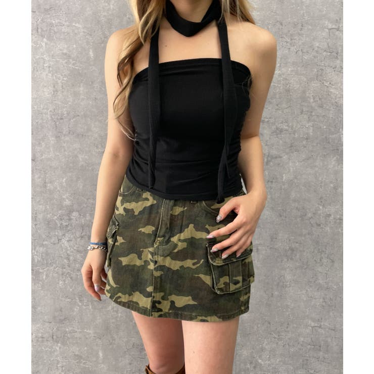 チョーカー付きベアトップ | WEGO【WOMEN】 | 詳細画像5 