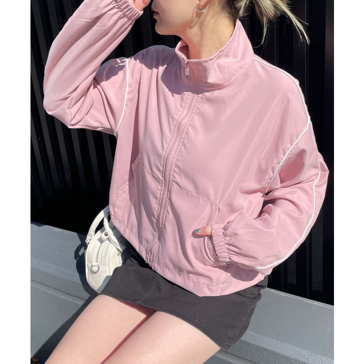 ナイロンショートトラックジャケット[品番：WG010090211]｜WEGO