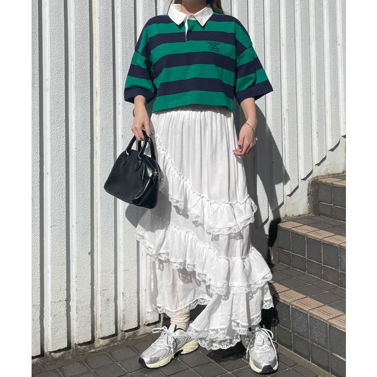 ワンポイント刺繍ラガーシャツ[品番：WG010090219]｜WEGO【WOMEN