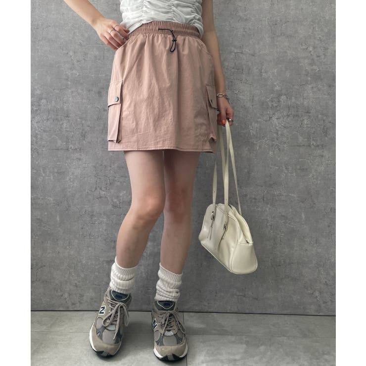 kishidamiki ナイロンミニスカート ナイロンカーゴミニスカート[品番：WG010090298]｜WEGO【WOMEN