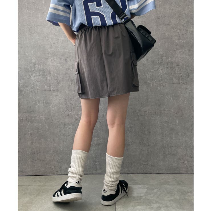 ナイロンカーゴミニスカート[品番：WG010090298]｜WEGO【WOMEN