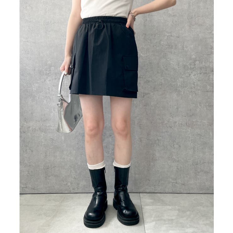 ナイロンカーゴミニスカート[品番：WG010090298]｜WEGO【WOMEN