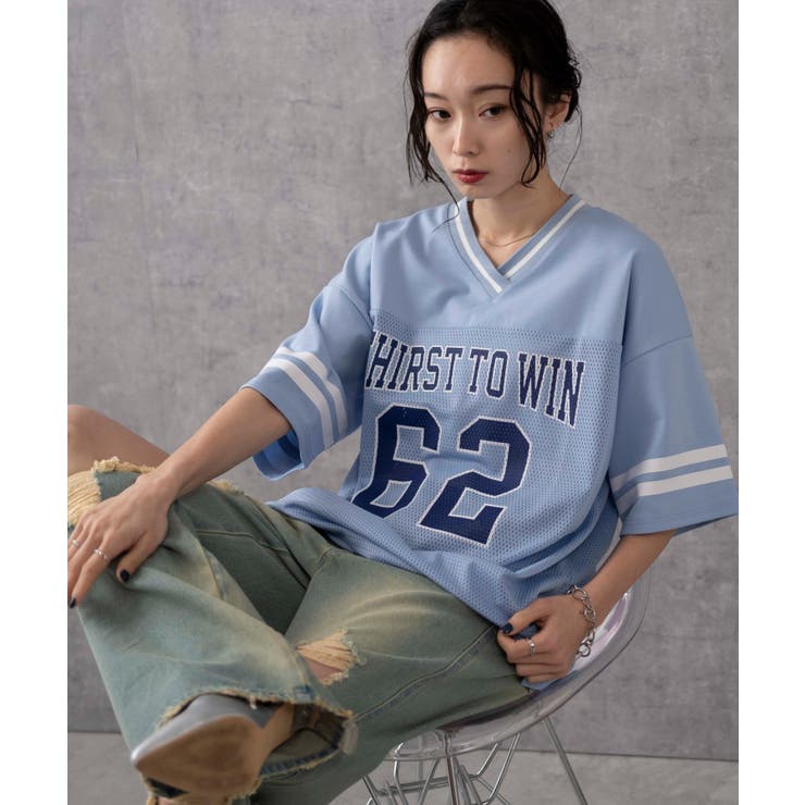 ナンバリングメッシュビッグT[品番：WG010090314]｜WEGO【WOMEN