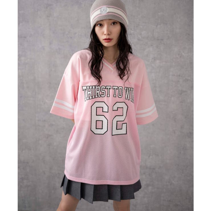 ナンバリングメッシュビッグT[品番：WG010090314]｜WEGO【WOMEN