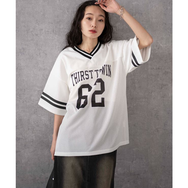 LABRAT ナンバリング mesh big T ナンバリングメッシュビッグT[品番：WG010090314]｜WEGO【WOMEN