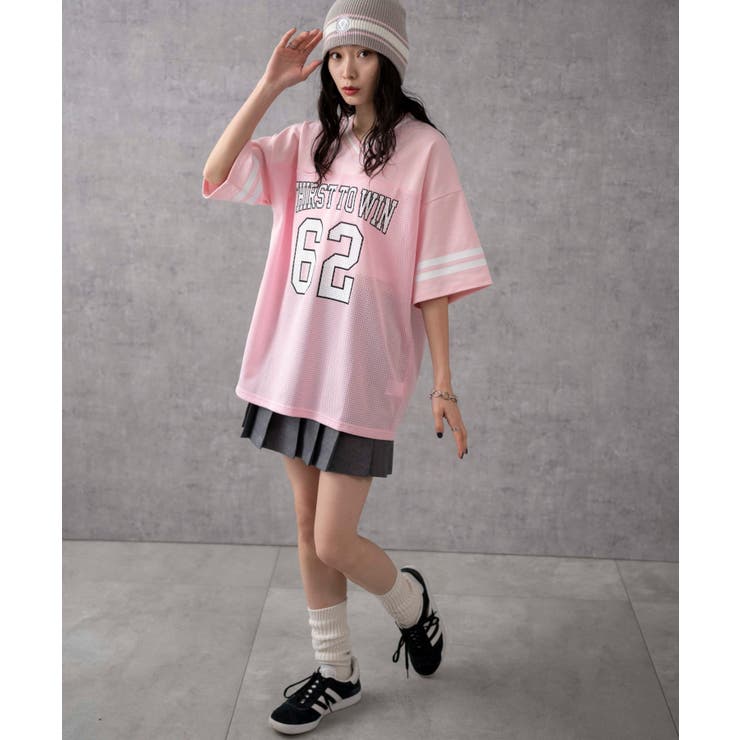ナンバリングメッシュビッグT[品番：WG010090314]｜WEGO【WOMEN