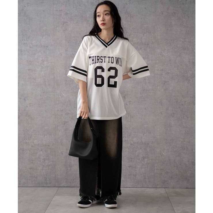 LABRAT ナンバリング mesh big T ナンバリングメッシュビッグT｜ウィゴーの通販｜&mall（アンド