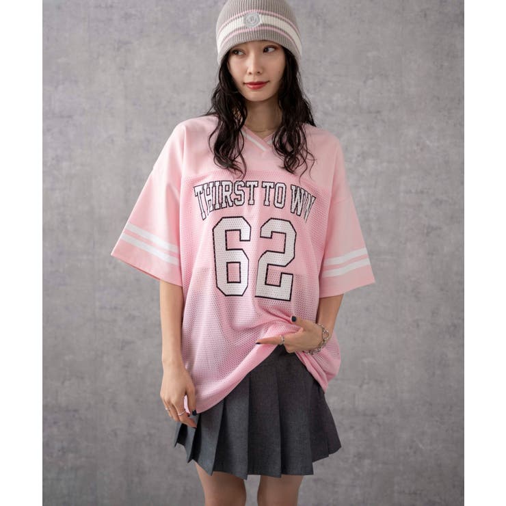 LABRAT ナンバリング mesh big T ナンバリングメッシュビッグT[品番：WG010090314]｜WEGO【WOMEN