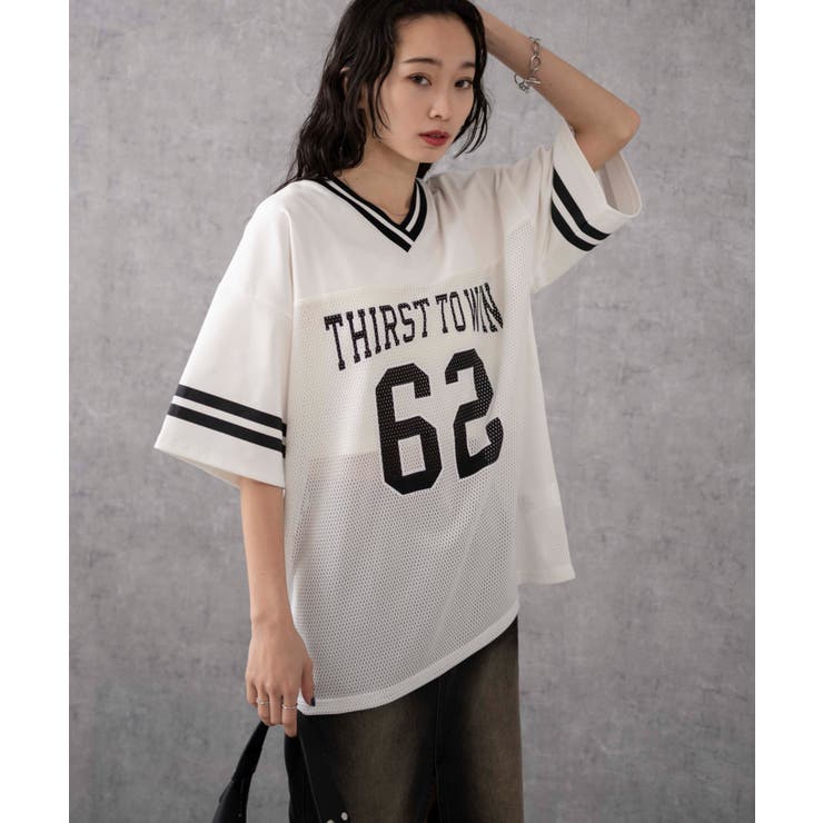 LABRAT ナンバリング mesh big T LABRAT ナンバリング mesh big T LABRAT ナンバリング mesh big T