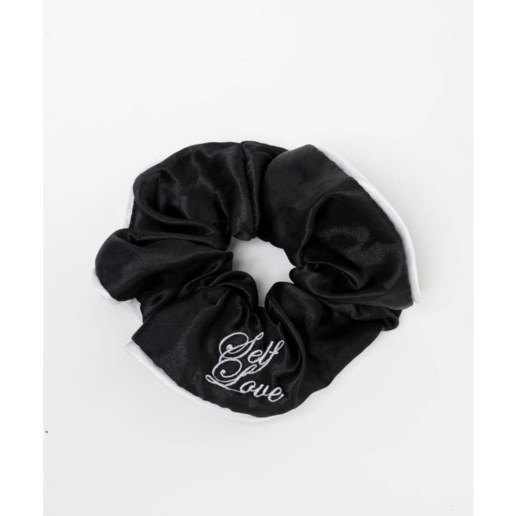 【即納&大特価】 LBIGロゴ刺繍シュシュ[品番：WG010090331]｜WEGO【WOMEN ヘアアクセサリー