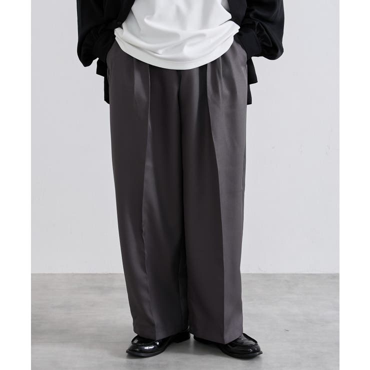 ワイドストレートスラックス[品番：WG010090412]｜WEGO【MEN】（ウィゴー）のメンズファッション通販｜SHOPLIST（ショップリスト）