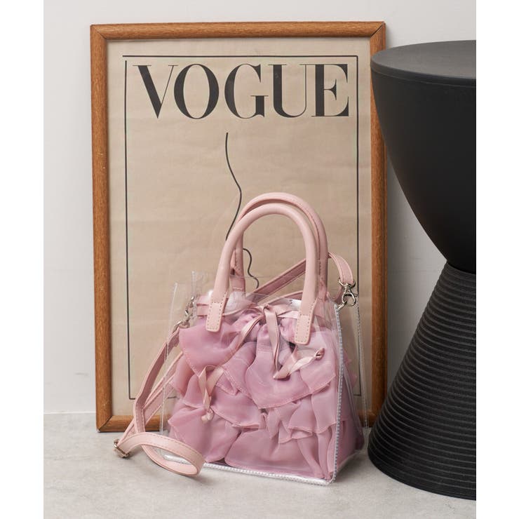 巾着付きクリアショルダー[品番：WG010090480]｜WEGO【WOMEN