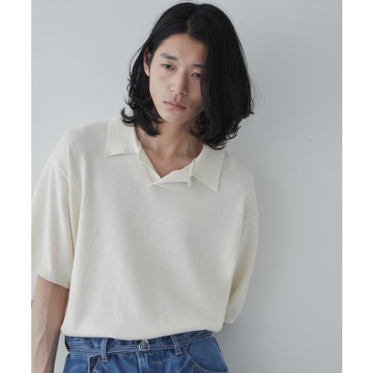 スキッパーニットポロ[品番：WG010090482]｜WEGO【MEN