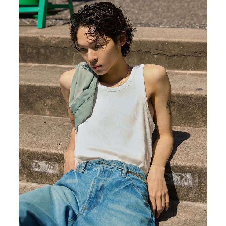 リブタンクトップ | WEGO【MEN】 | 詳細画像4 