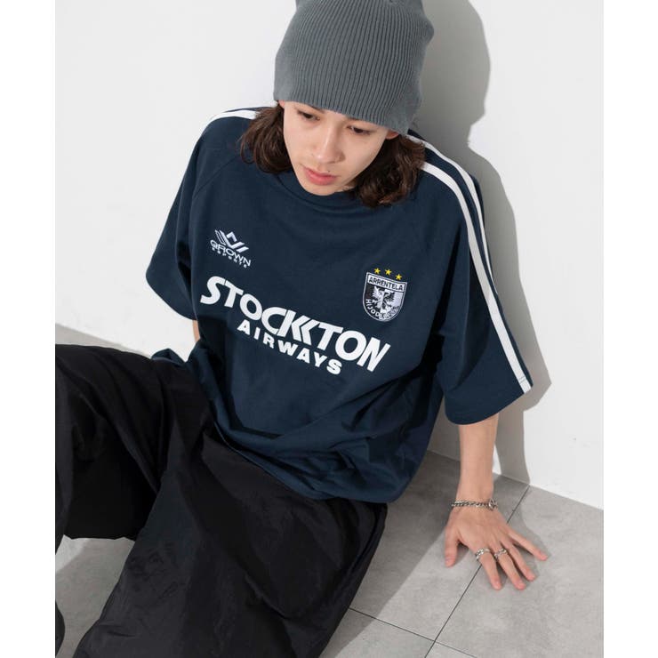 ラインゲームロゴT | WEGO【MEN】 | 詳細画像1 