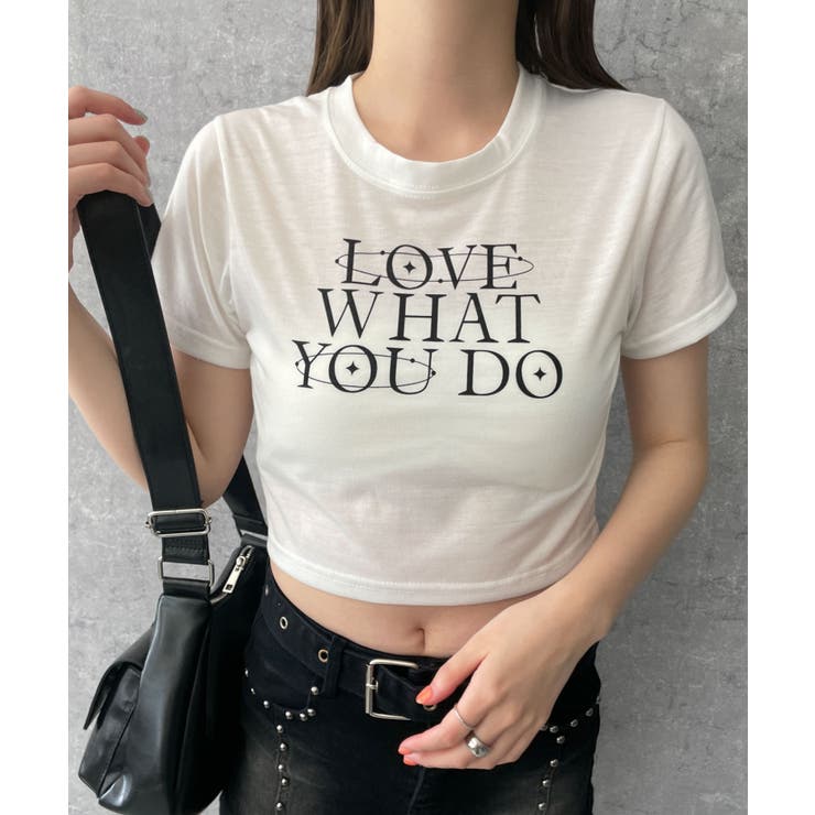 シンプルロゴクロップドT | WEGO【WOMEN】 | 詳細画像1 