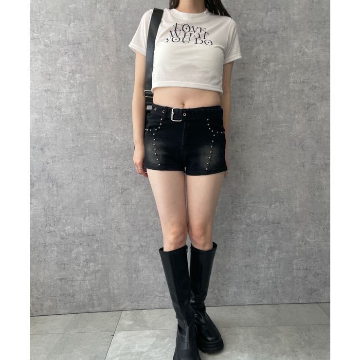 シンプルロゴクロップドT | WEGO【WOMEN】 | 詳細画像2 