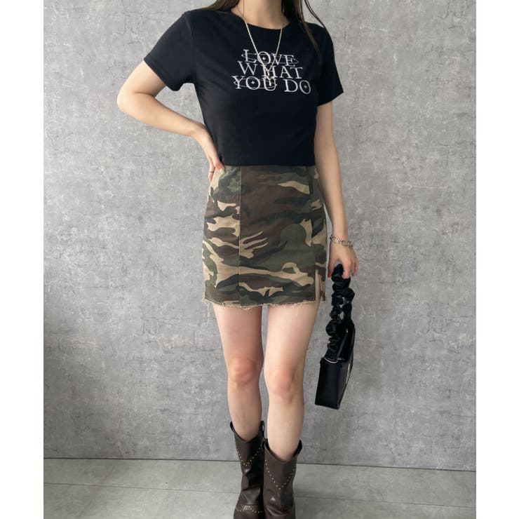 シンプルロゴクロップドT | WEGO【WOMEN】 | 詳細画像3 