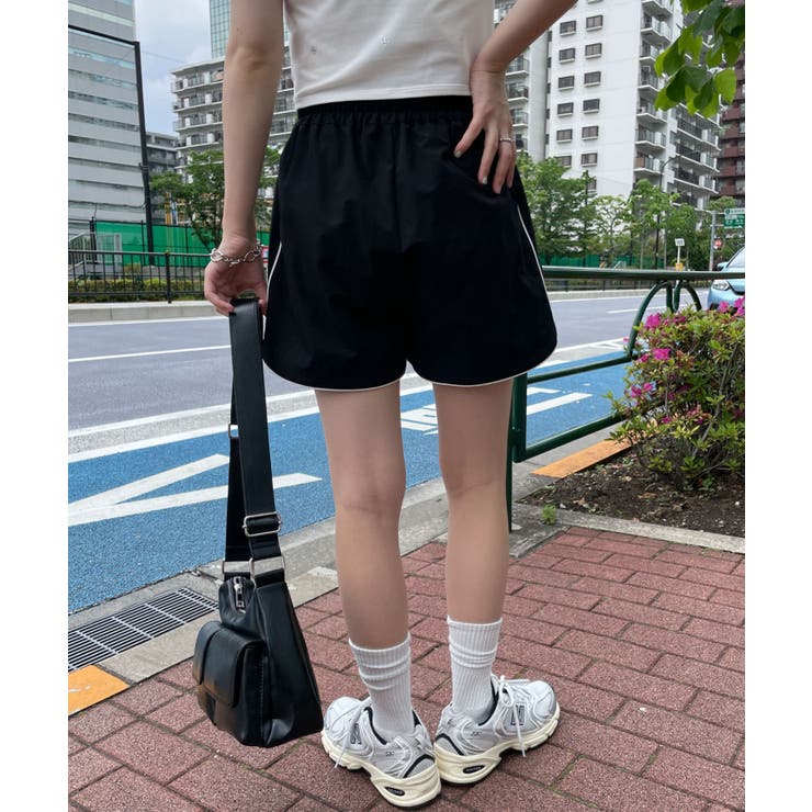 パイピングラインショートパンツ[品番：WG010090602]｜WEGO