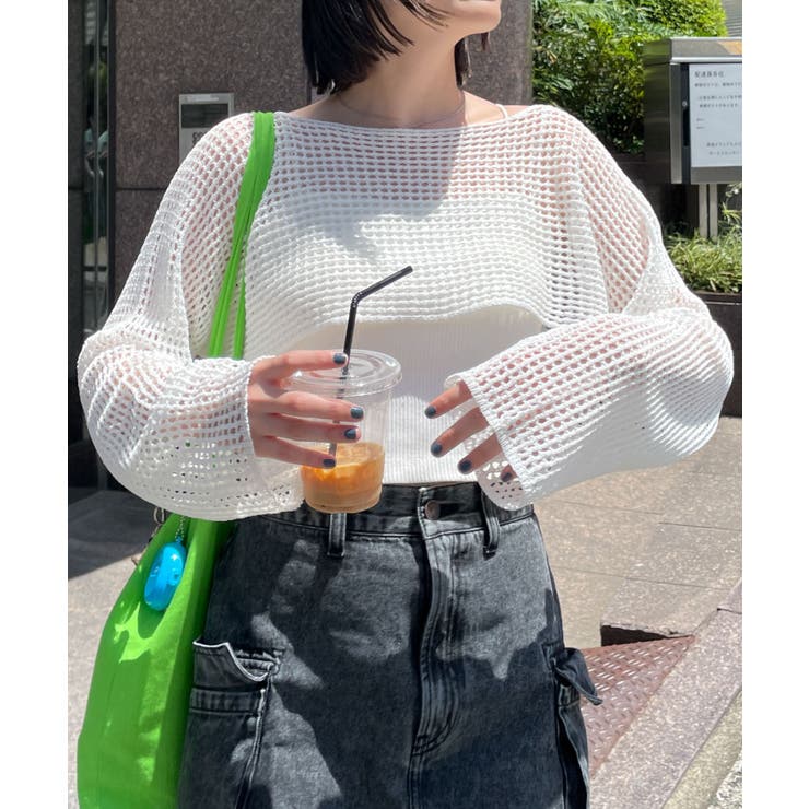 ラメショートニットプルオーバー | WEGO【WOMEN】 | 詳細画像11 