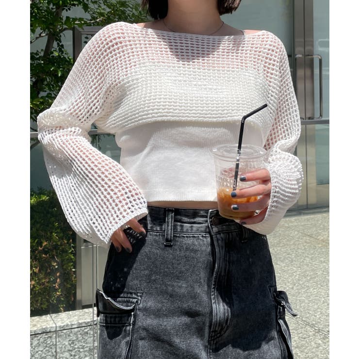ラメショートニットプルオーバー | WEGO【WOMEN】 | 詳細画像13 