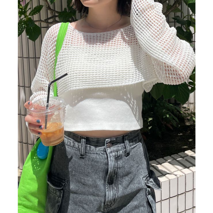 ラメショートニットプルオーバー | WEGO【WOMEN】 | 詳細画像14 