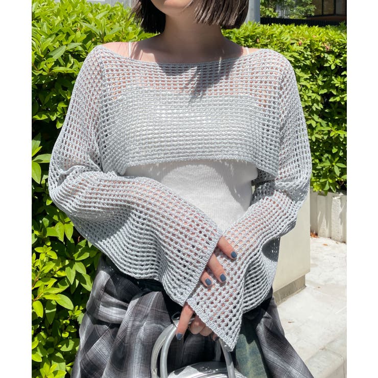 ラメショートニットプルオーバー | WEGO【WOMEN】 | 詳細画像19 