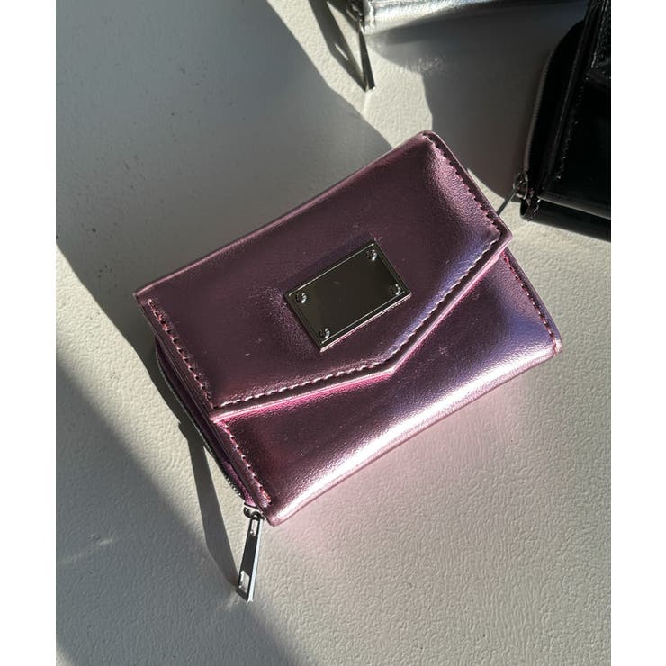 メタリックプレートウォレット | WEGO【WOMEN】 | 詳細画像1 