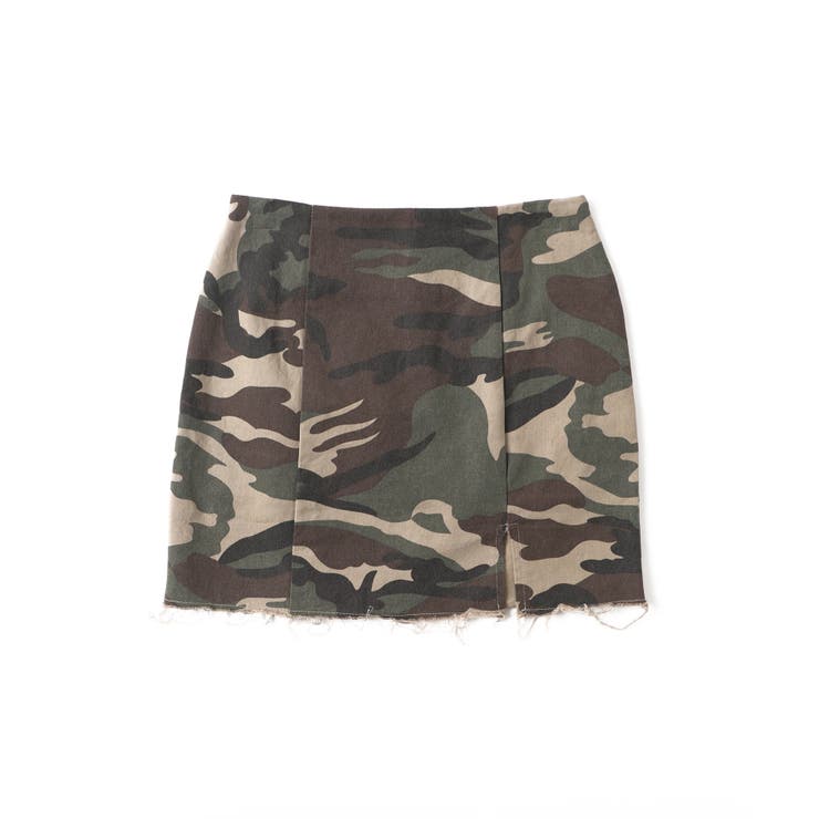 カモフラージュタイトミニスカート[品番：WG010090620]｜WEGO