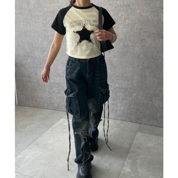 スターポケットデニムパンツ[品番：WG010090624]｜WEGO【WOMEN