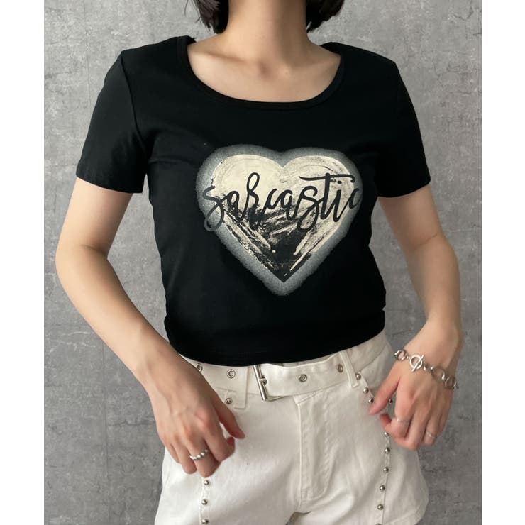 ハートロゴクロップドT | WEGO【WOMEN】 | 詳細画像7 