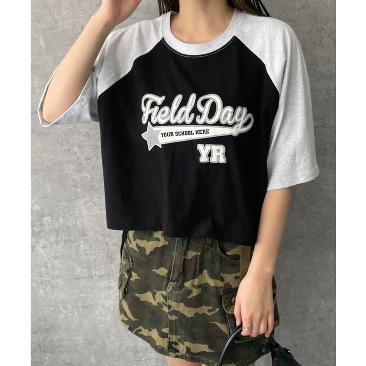 ブラック | クロップドラグラントップス | WEGO【WOMEN】