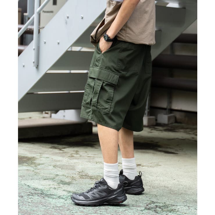 ワイドカーゴショーツ[品番：WG010090676]｜WEGO【MEN