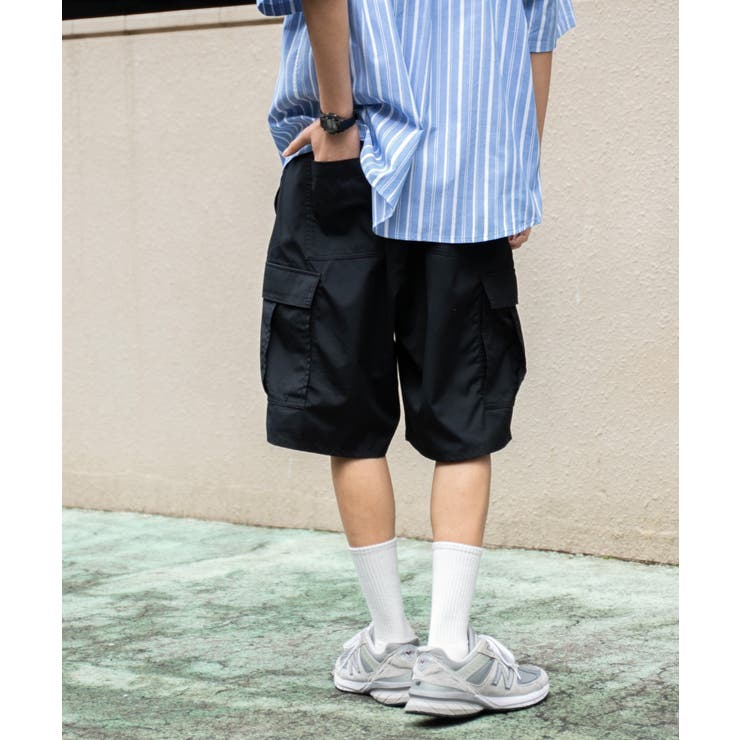 Moschino ジーンズ ワイドレッグ カーゴ ショーツ ワイドカーゴショーツ[品番：WG010090676]｜WEGO【MEN