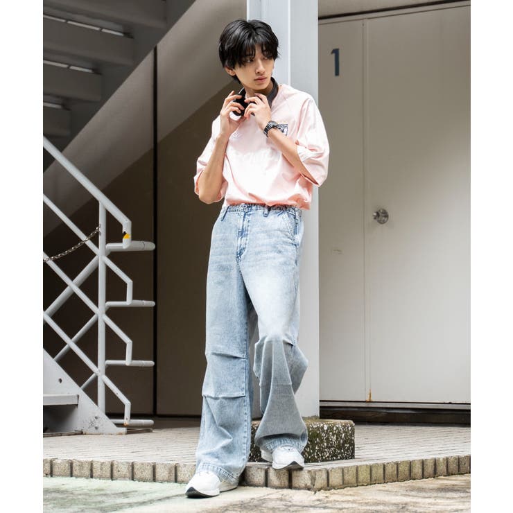 デニムパラシュートパンツ | WEGO【MEN】 | 詳細画像2 