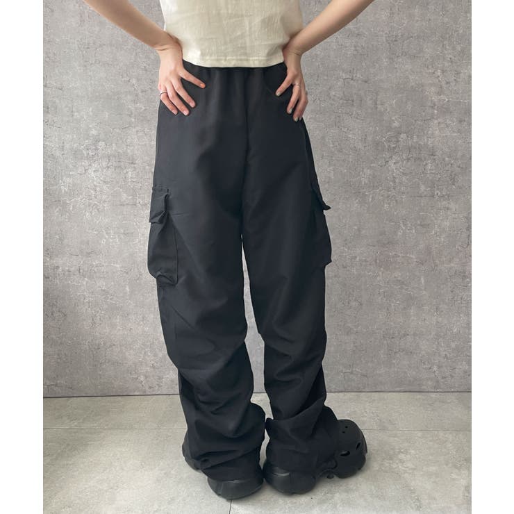 ドロストデザインカーゴポケットパンツ[品番：WG010090680