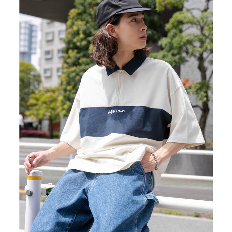 ワンポイントカラーブロックプルオーバー | WEGO【MEN】 | 詳細画像1 