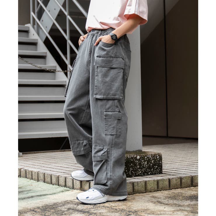 マルチポケットワイドカーゴパンツ[品番：WG010090685]｜WEGO【MEN】（ウィゴー）のメンズファッション通販｜SHOPLIST（ショップリスト）
