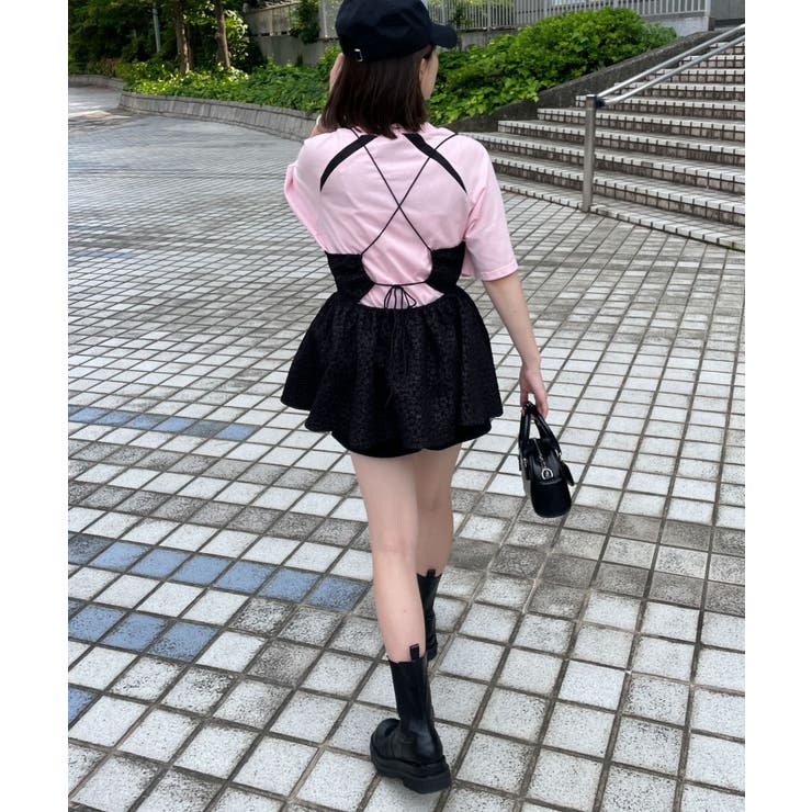 バックデザインキャミチュニック[品番：WG010090711]｜WEGO