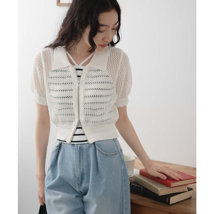 WZIPニットカーデ[品番：WG010090743]｜WEGO【WOMEN】（ウィゴー