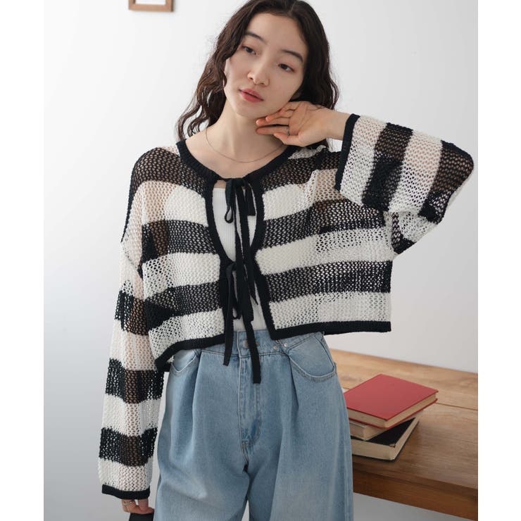 【今日の超目玉】 メッシュニットカーデ[品番：WG010090744]｜WEGO【WOMEN 女性用