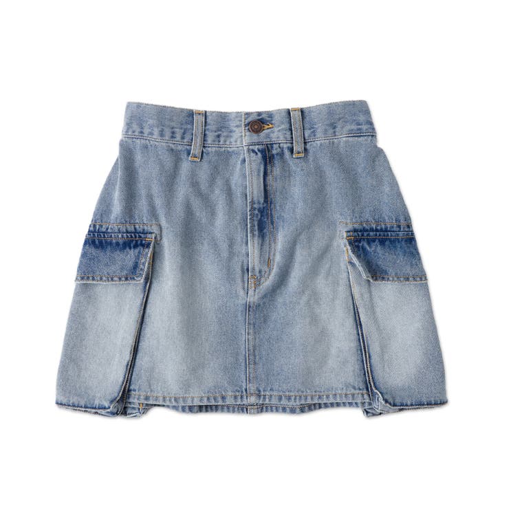 カーゴポケットデニムミニスカート[品番：WG010090745]｜WEGO